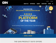 Tablet Screenshot of gan.com